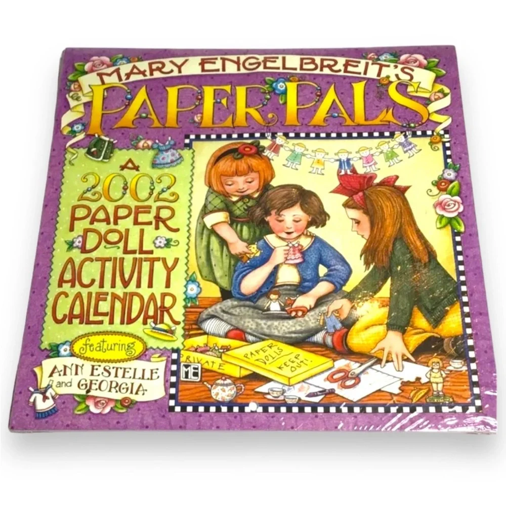 Mary Englebreit’s Vintage PAPER PALS - A 2002 Paper Doll Activity Calendar